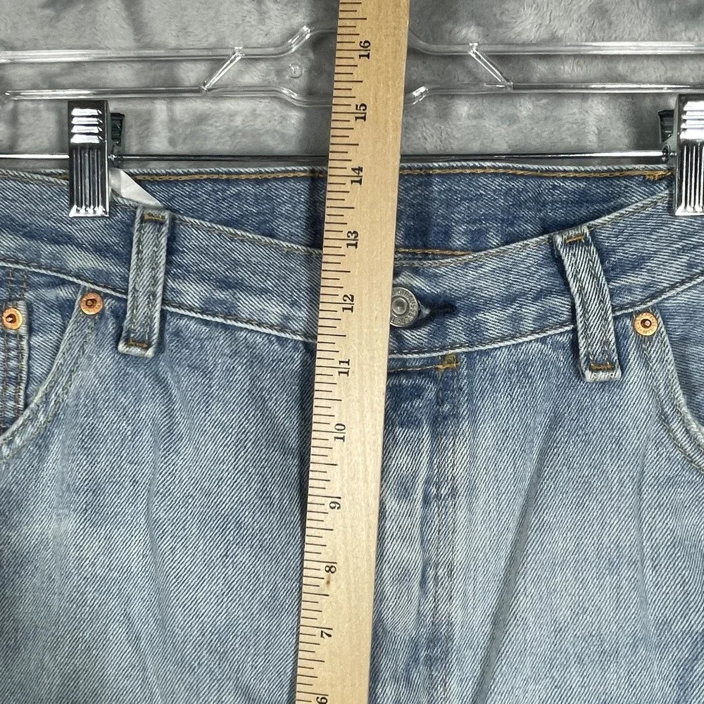 Levis 501 150th Anniversary Peace Sign Graphic Jeans Light Wash Mens 40x30